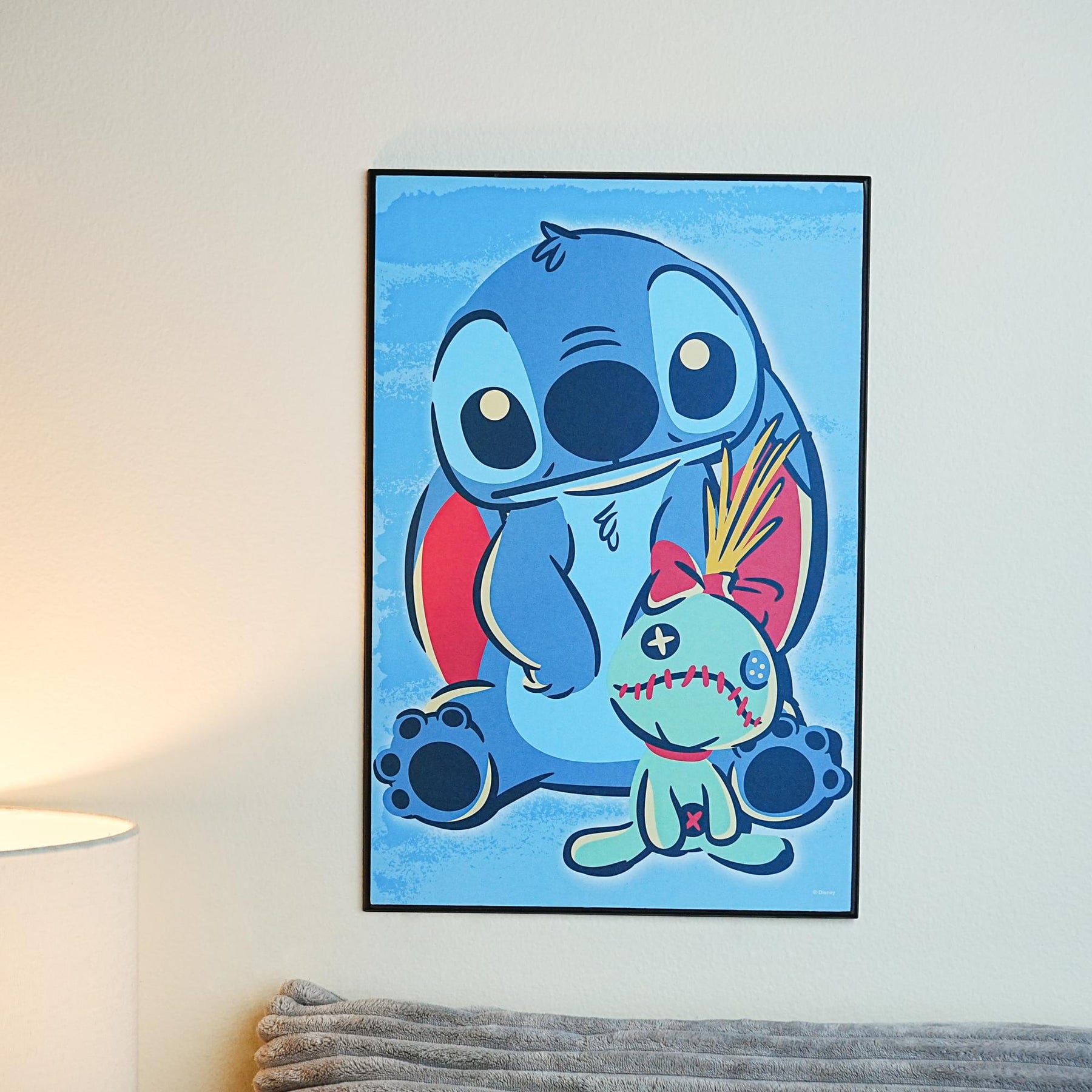 Disney Lilo & Stitch Scrump 13 x 19 Inch Hanging Wood Wall Art