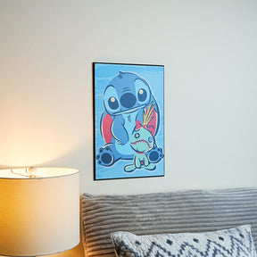 Disney Lilo & Stitch Scrump 13 x 19 Inch Hanging Wood Wall Art