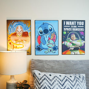 Disney Lilo & Stitch Scrump 13 x 19 Inch Hanging Wood Wall Art