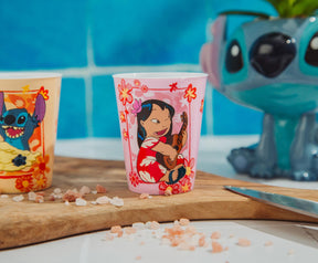 Disney Lilo & Stitch Tropical 2-Ounce Plastic Mini Cups | Set of 4