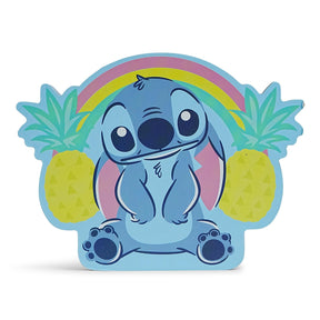 Disney Lilo & Stitch Pineapples Die-Cut Wooden Wall Art | 8 x 6 Inches