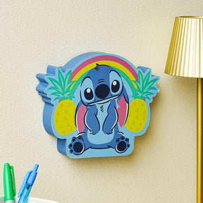 Disney Lilo & Stitch Pineapples Die-Cut Wooden Wall Art | 8 x 6 Inches