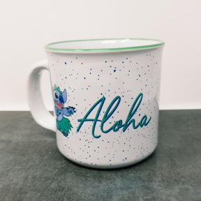 Disney Lilo & Stitch Aloha 20oz Ceramic Camper Mug