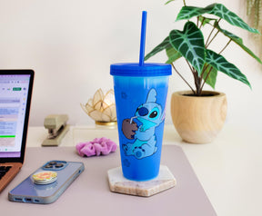 Disney Lilo & Stitch Cool Coconut Color-Changing Plastic Tumbler | 24 Ounces