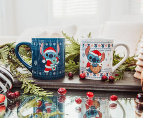 Disney Lilo & Stitch Holiday Sweaters Ceramic Mugs | Set of 2