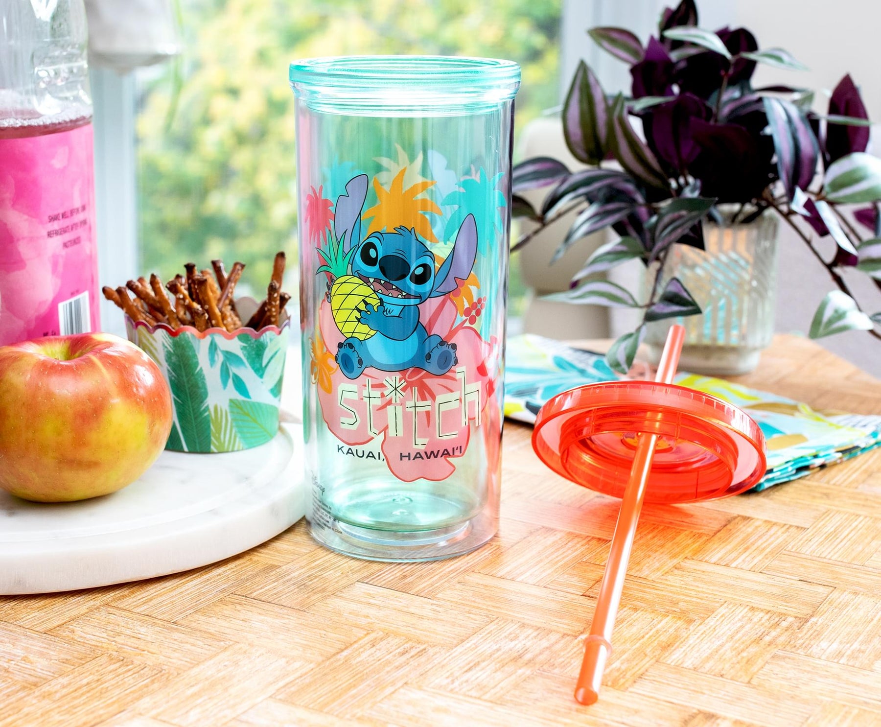 Disney Sitting Stitch Alien Shot Glass, Disney Themed Adult Drinking Glasses,  Disney Vacation Souvenirs for Men