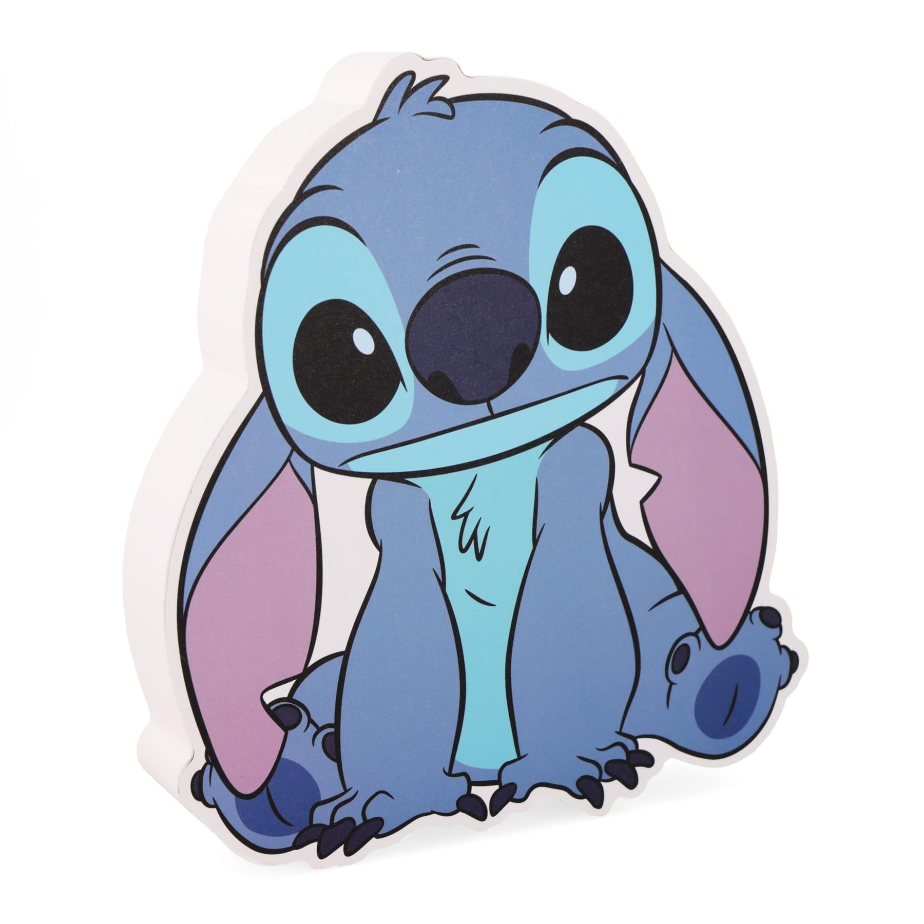 Disney Lilo & Stitch Cute Pose Die-Cut Wooden Wall Art | 7 x 8 Inches