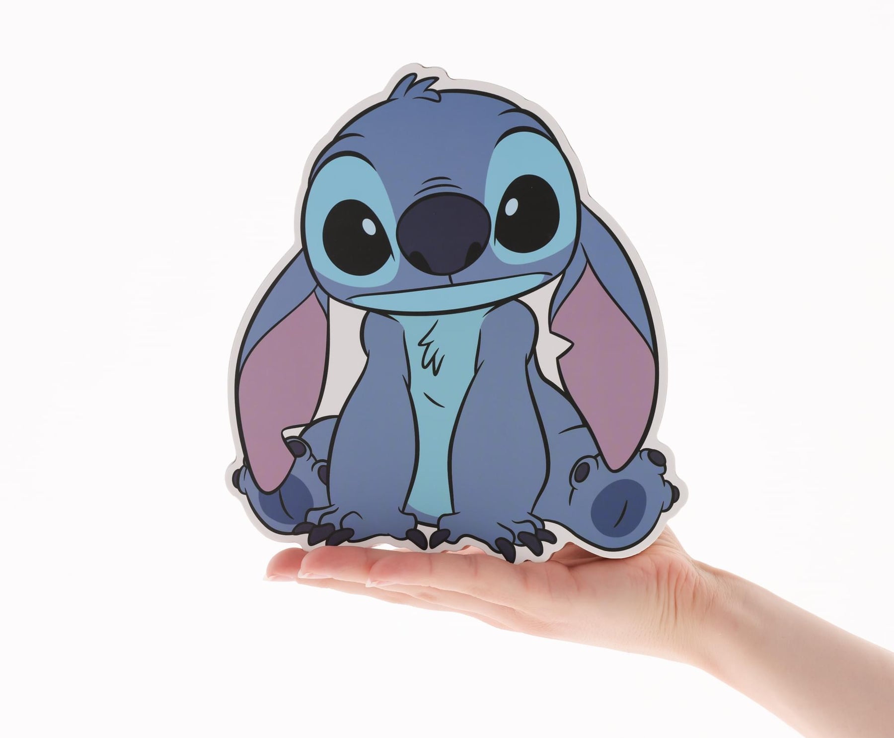 Disney Lilo & Stitch Cute Pose Die-Cut Wooden Wall Art | 7 x 8 Inches