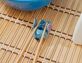 Disney Lilo & Stitch 2-Pair Wooden Chopstick Set With Ceramic Rests