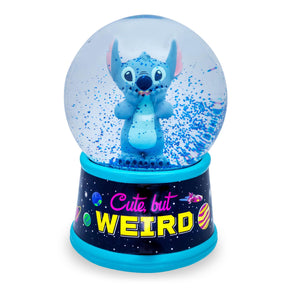 Disney Lilo & Stitch "Cute But Weird" Light-Up Snow Globe | 6 Inches Tall