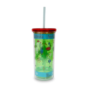 Disney Lilo & Stitch Holiday Lights Carnival Cup With Lid And Straw | Holds 20 Ounces