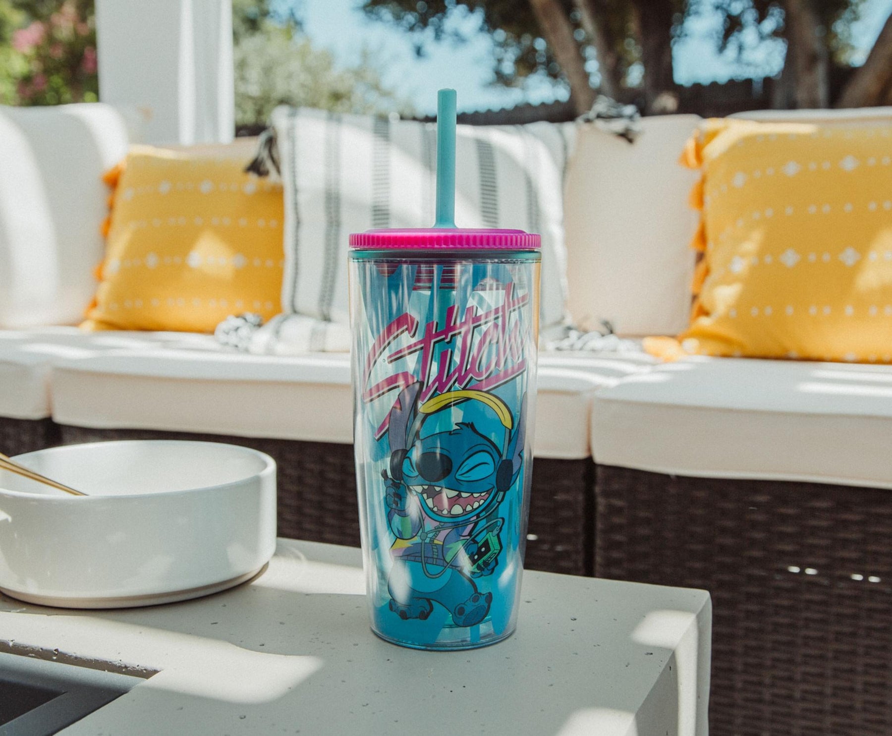 Disney Lilo & Stitch 20oz Plastic Waves Tumbler - Disney store