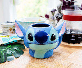 Disney Lilo & Stitch 3D Sculpted Ceramic Mug | Holds 20 Ounces