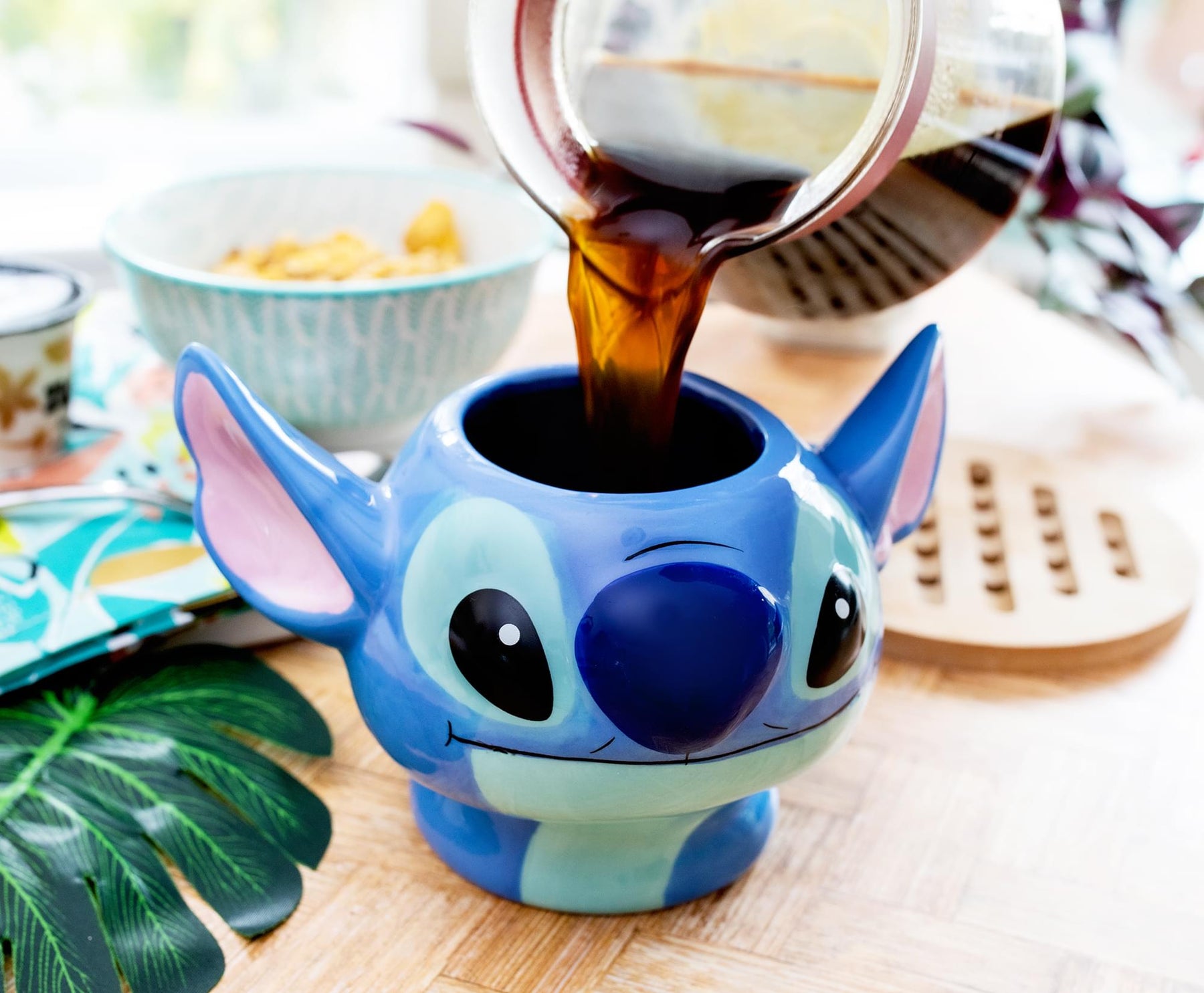 Disney Lilo & Stitch 3D Sculpted Ceramic Mug Holds 20 Ounces
