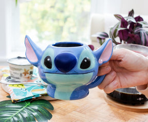 Disney Lilo & Stitch 3D Sculpted Ceramic Mug | Holds 20 Ounces