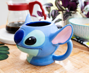 Disney Lilo & Stitch 3D Sculpted Ceramic Mug | Holds 20 Ounces