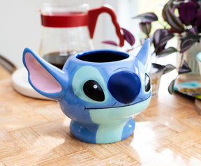 Disney Lilo & Stitch 3D Sculpted Ceramic Mug | Holds 20 Ounces