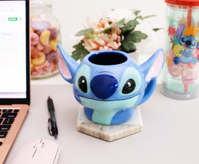 Disney Lilo & Stitch 3D Sculpted Ceramic Mug | Holds 20 Ounces