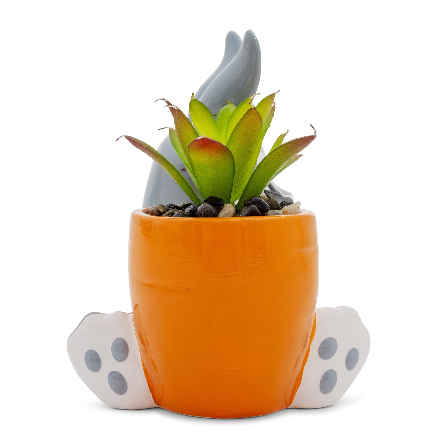 Looney Tunes Bugs Bunny 5-Inch Ceramic Mini Planter With Artificial Succulent