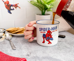 Marvel Spider-Man "Amazing Since 1962" Ceramic Camper Mug | Holds 20 Ounces