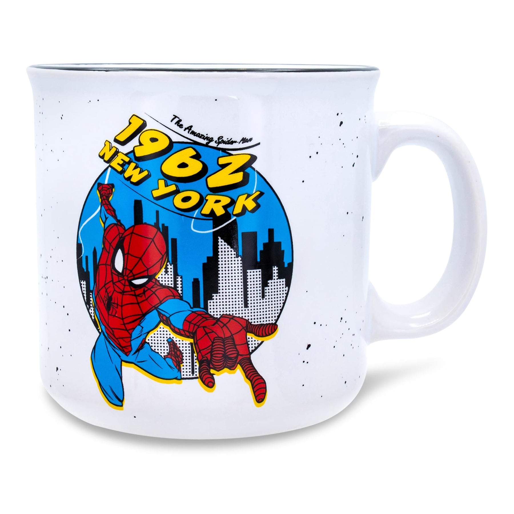 Marvel Comics Spider-Man "1962" Ceramic Camper Mug | Holds 20 Ounces