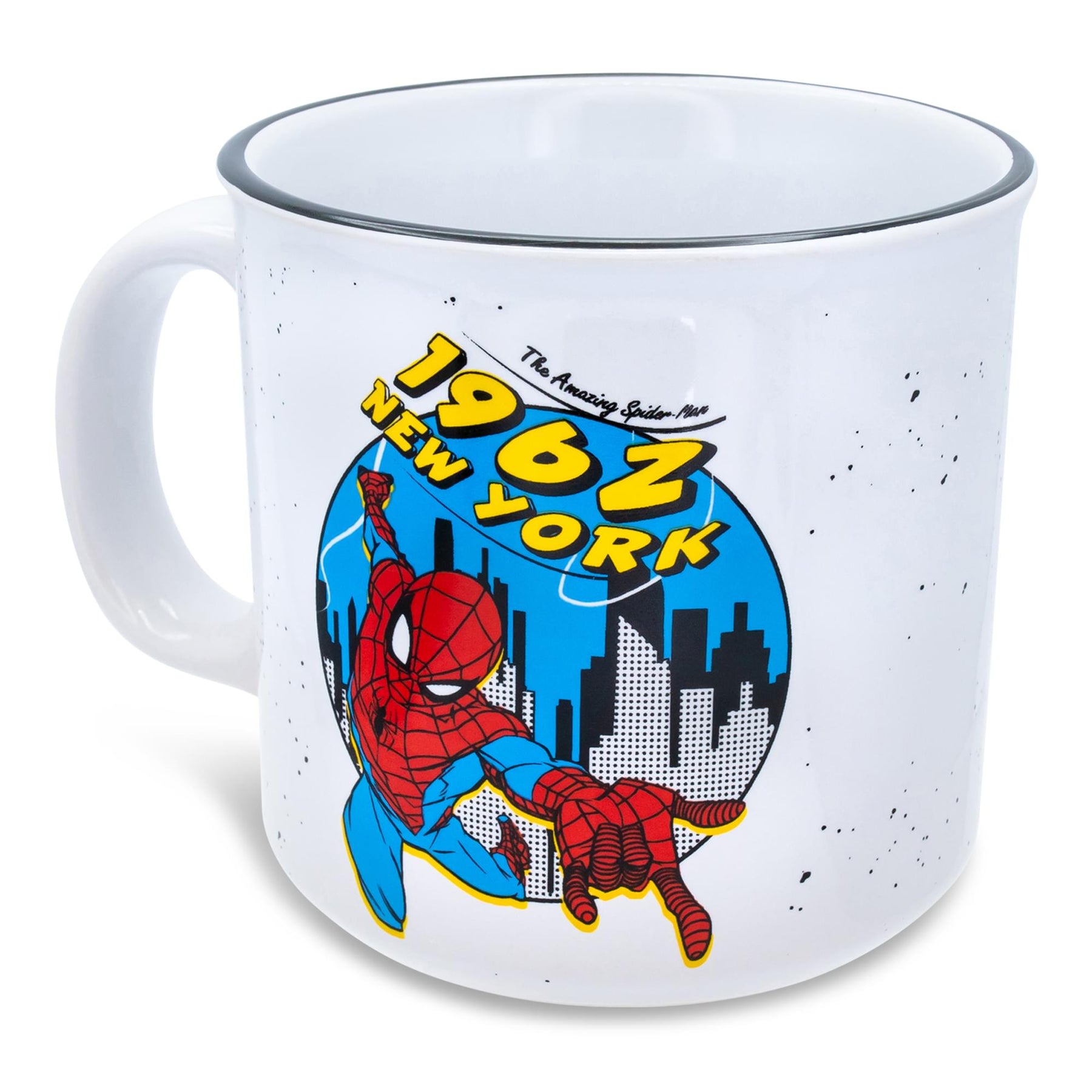 Marvel Comics Spider-Man "1962" Ceramic Camper Mug | Holds 20 Ounces