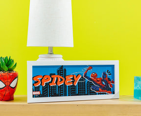 Marvel Spider-Man 12 x 5 Inch Framed MDF Wall Art