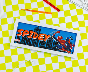 Marvel Spider-Man 12 x 5 Inch Framed MDF Wall Art