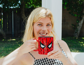 Marvel Comics Spider-Man Face Ceramic Mug | Holds 20 Ounces