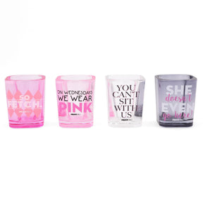 Mean Girls Quotes 2-Ounce Mini Shot Glasses | Set of 4