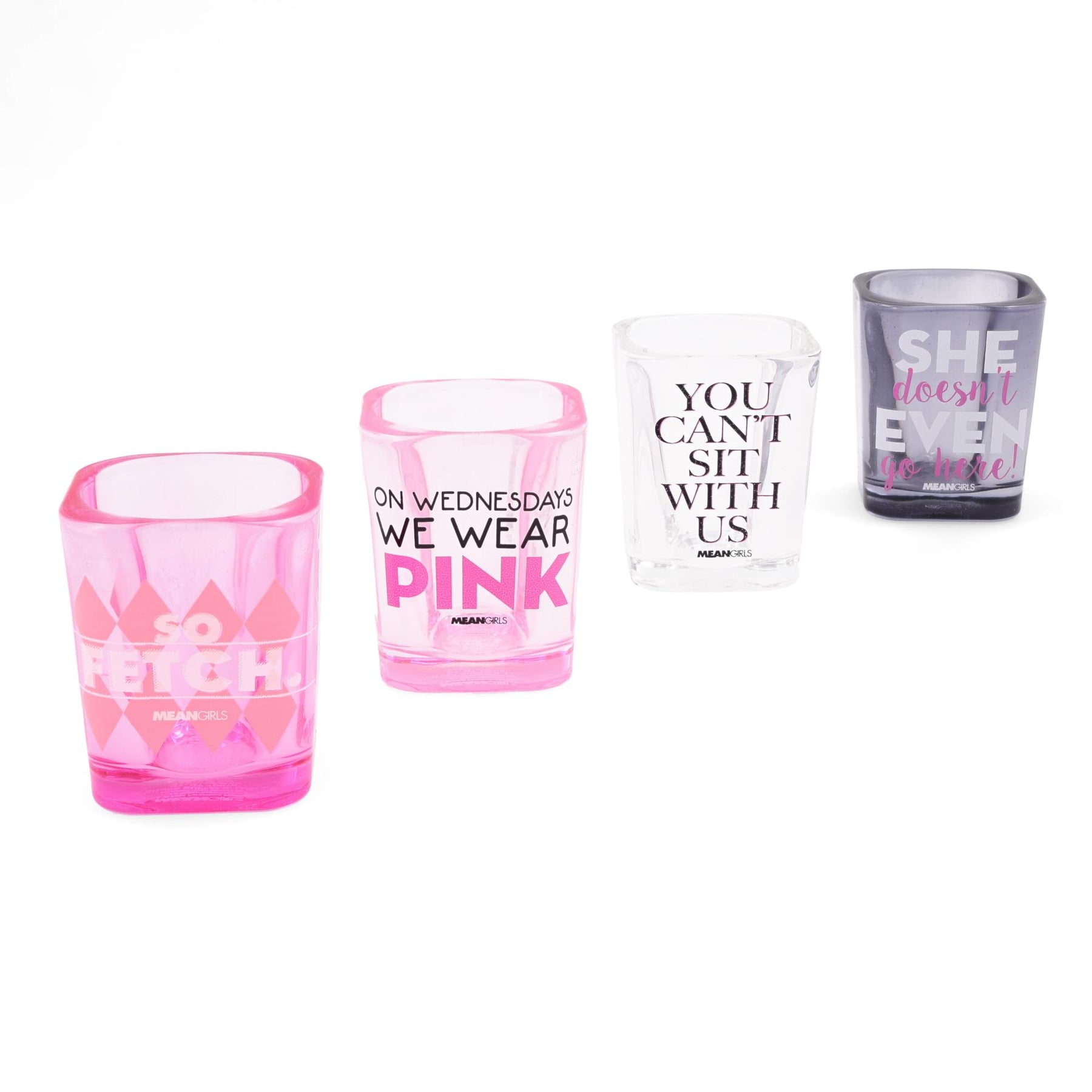 Mean Girls Quotes 2-Ounce Mini Shot Glasses | Set of 4