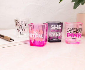 Mean Girls Quotes 2-Ounce Mini Shot Glasses | Set of 4