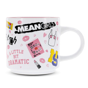 Mean Girls Icons Single Stackable Ceramic Mug | Holds 13 Ounces