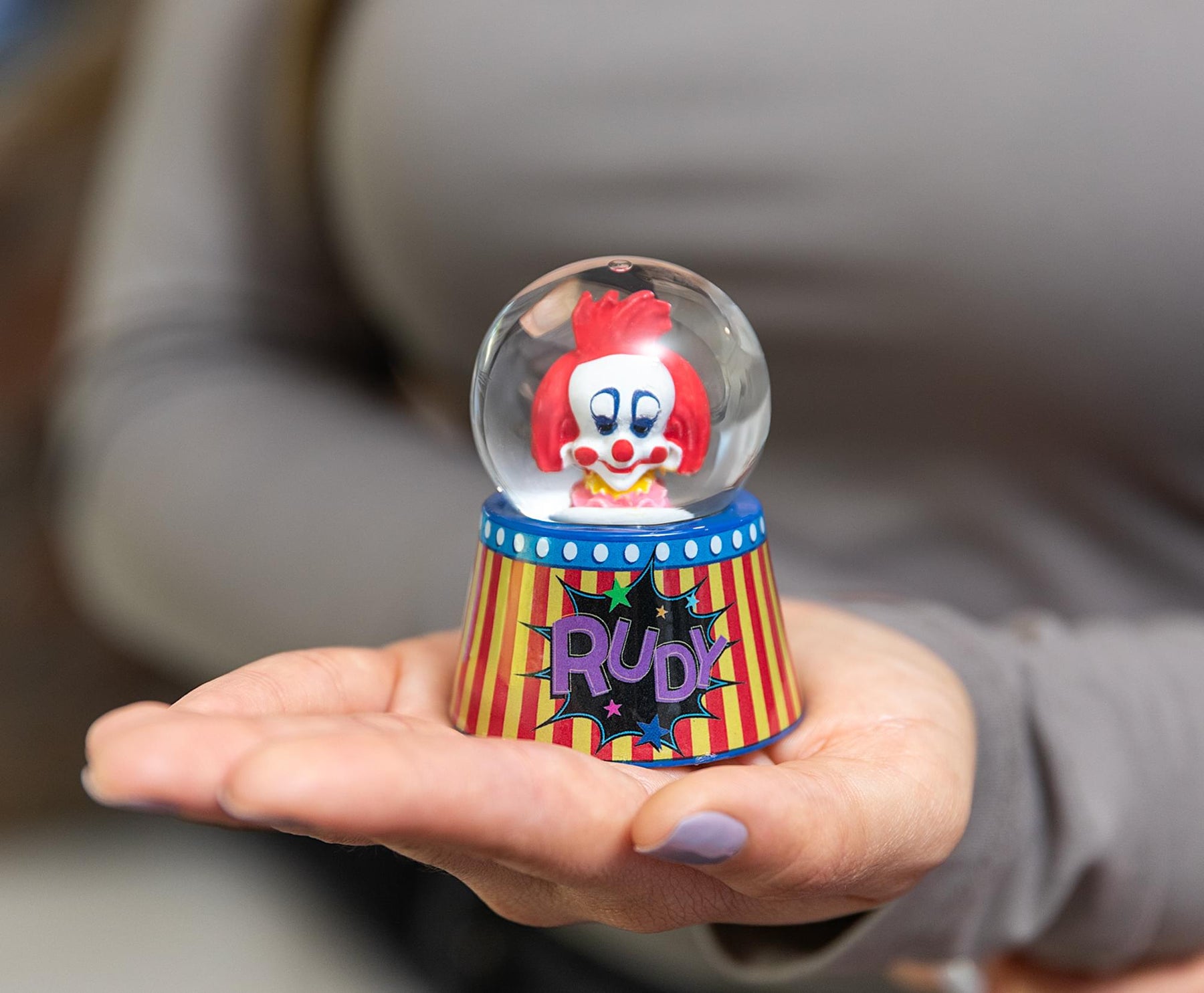 Killer Klowns From Outer Space Rudy Mini Light-Up Snow Globe | 3 Inches Tall