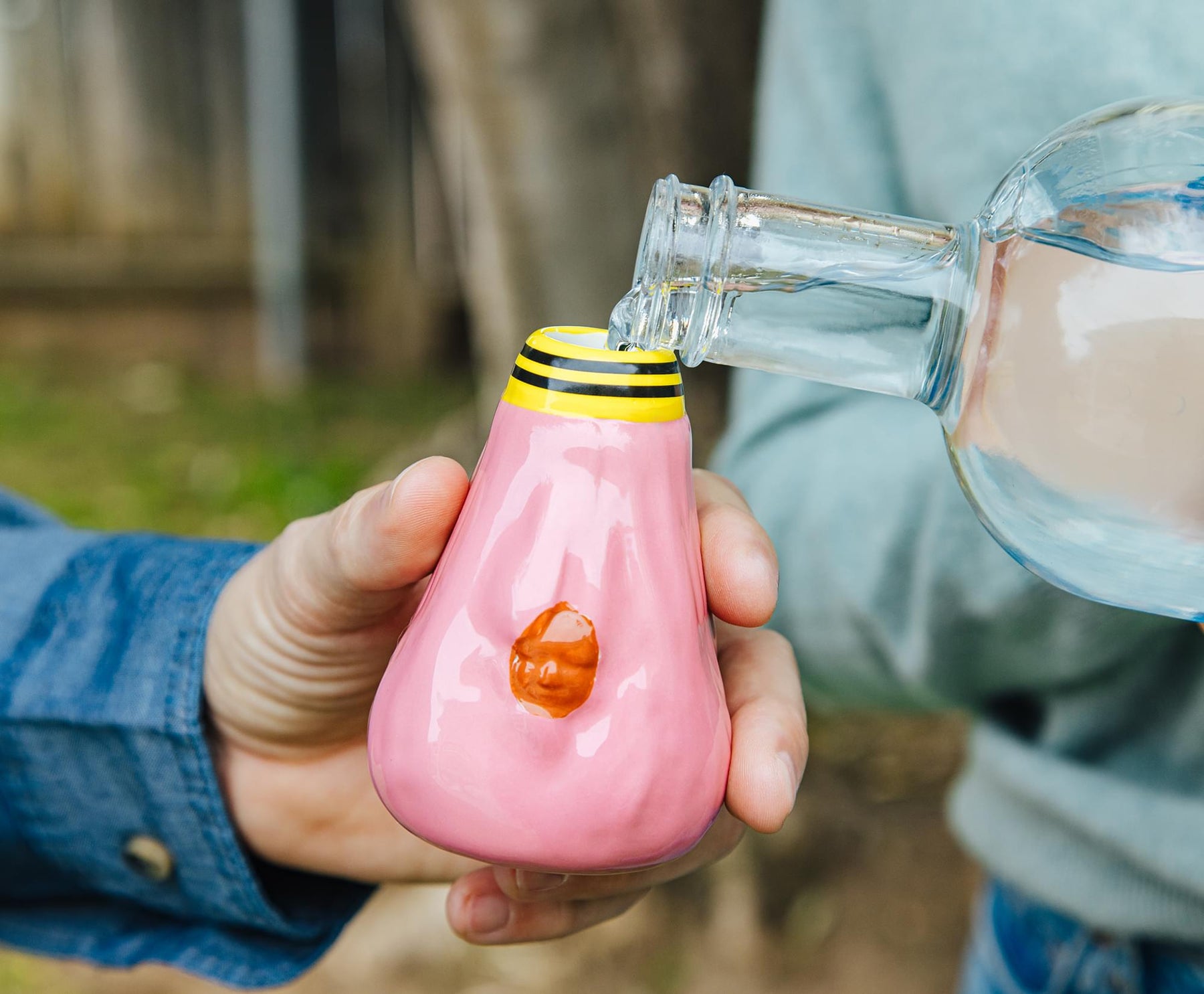 Killer Klowns From Outer Space Cotton Candy Cocoon Sculpted Ceramic Shot Glass