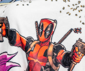 Marvel Comics Deadpool "Best Fleece Ever" Raschel Throw Blanket | 50 x 60 Inches