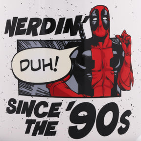 Marvel Deadpool "Nerdin' Since The '90s" Ceramic Camper Mug | Holds 20 Ounces