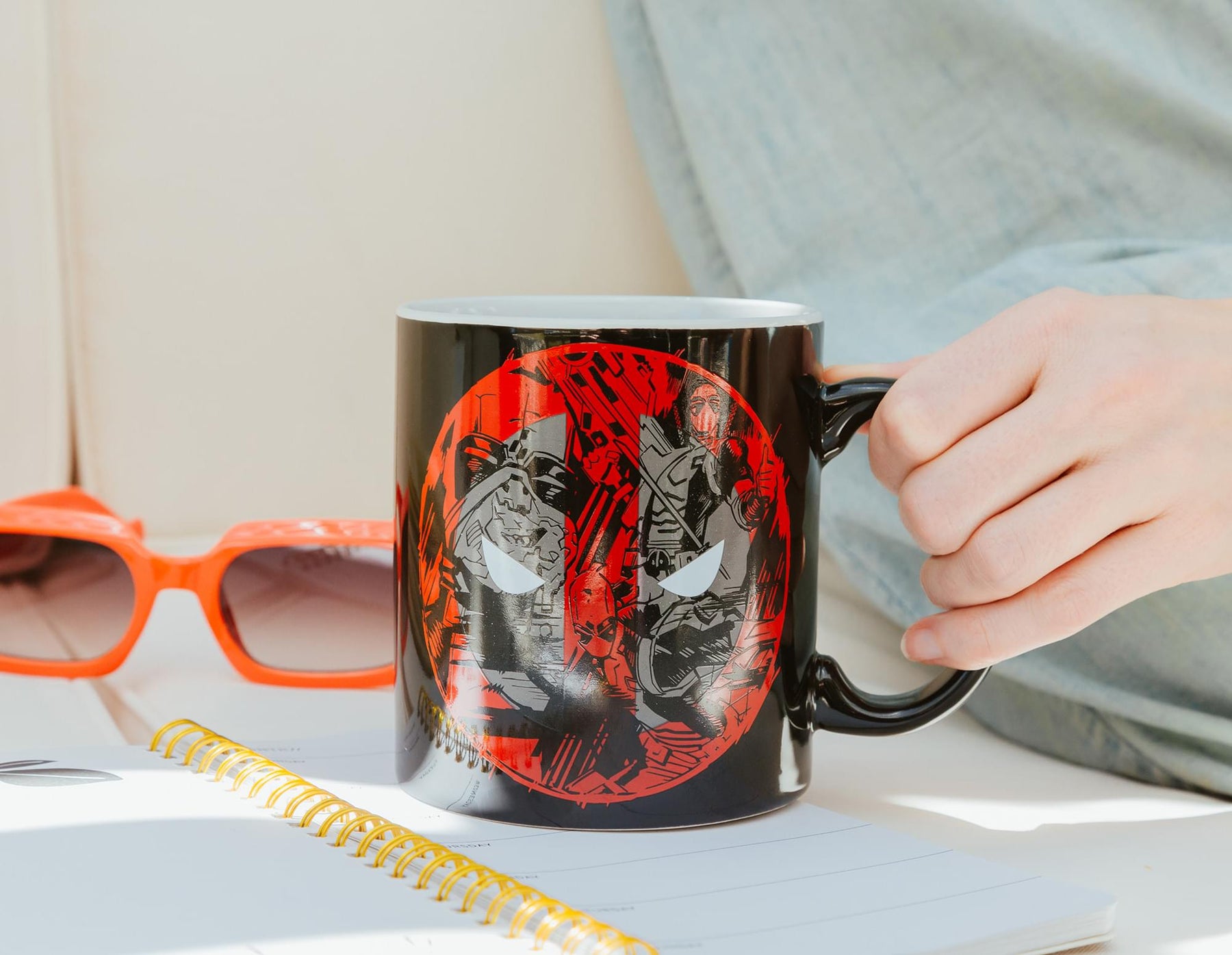 Marvel Comics Deadpool Merc With A Mouth Ceramic Mug | Holds 20 Ounces