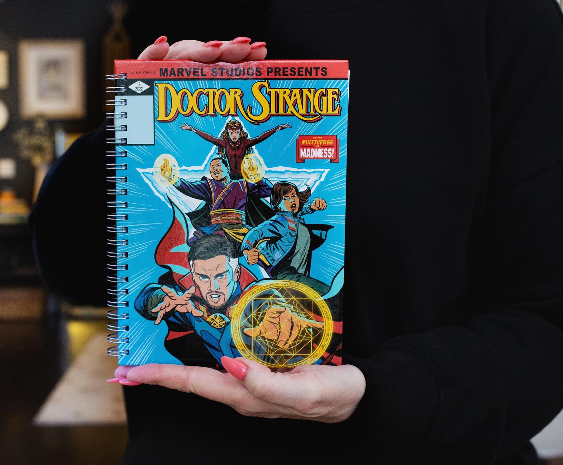 Marvel Doctor Strange in the Multiverse of Madness Hardcover Spiral Journal