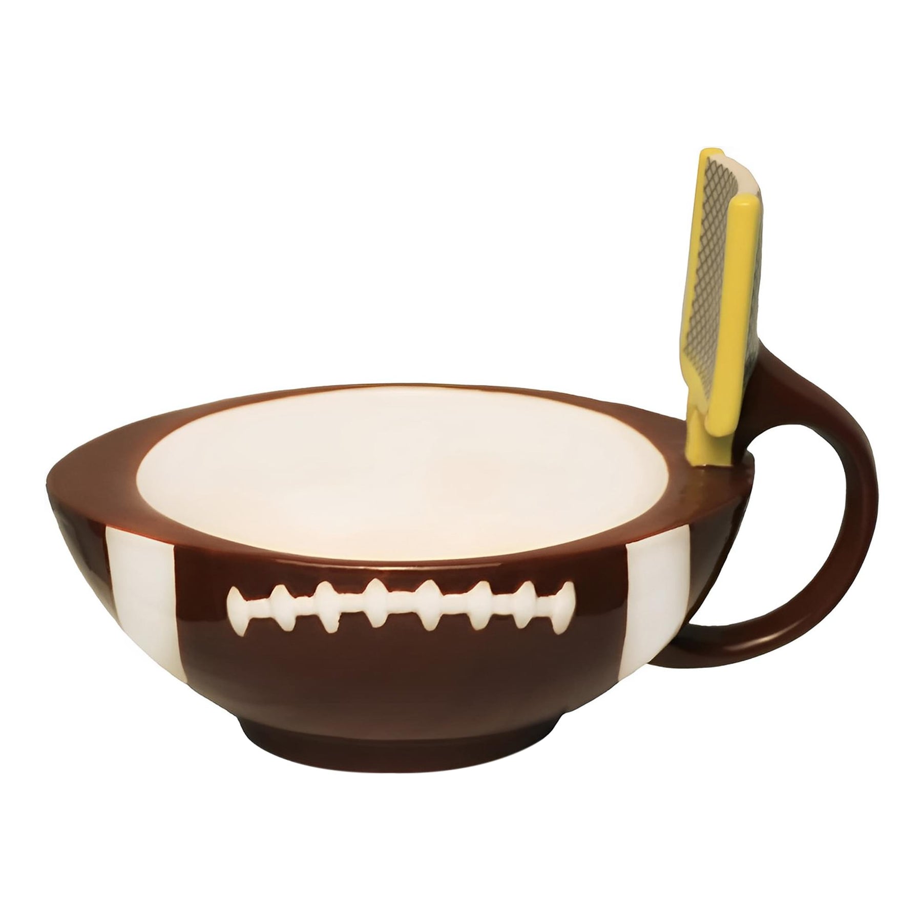 Silver Buffalo Officially Licensed MAX’IS Creations The Mug With A Goalpost! Game On Edition, 15 oz Football Mug