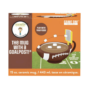 Silver Buffalo Officially Licensed MAX’IS Creations The Mug With A Goalpost! Game On Edition, 15 oz Football Mug