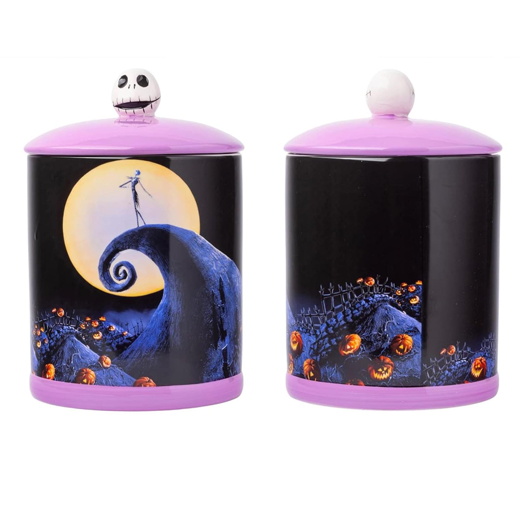 Disney The Nightmare Before Christmas Spiral Hill 64 Ounce Ceramic Cookie Jar