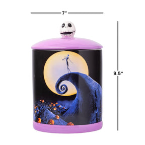 Disney The Nightmare Before Christmas Spiral Hill 64 Ounce Ceramic Cookie Jar