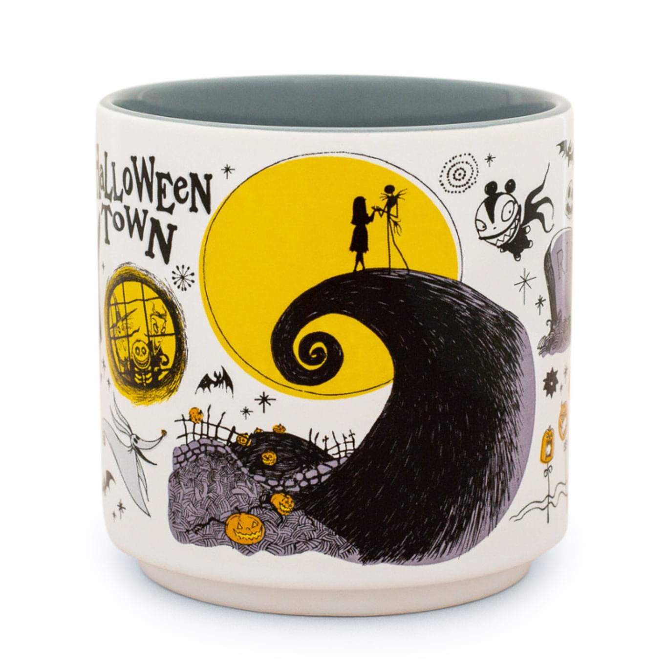 Disney The Nightmare Before Christmas Allover Icons Ceramic Stacking Mug | Holds 13 Ounces