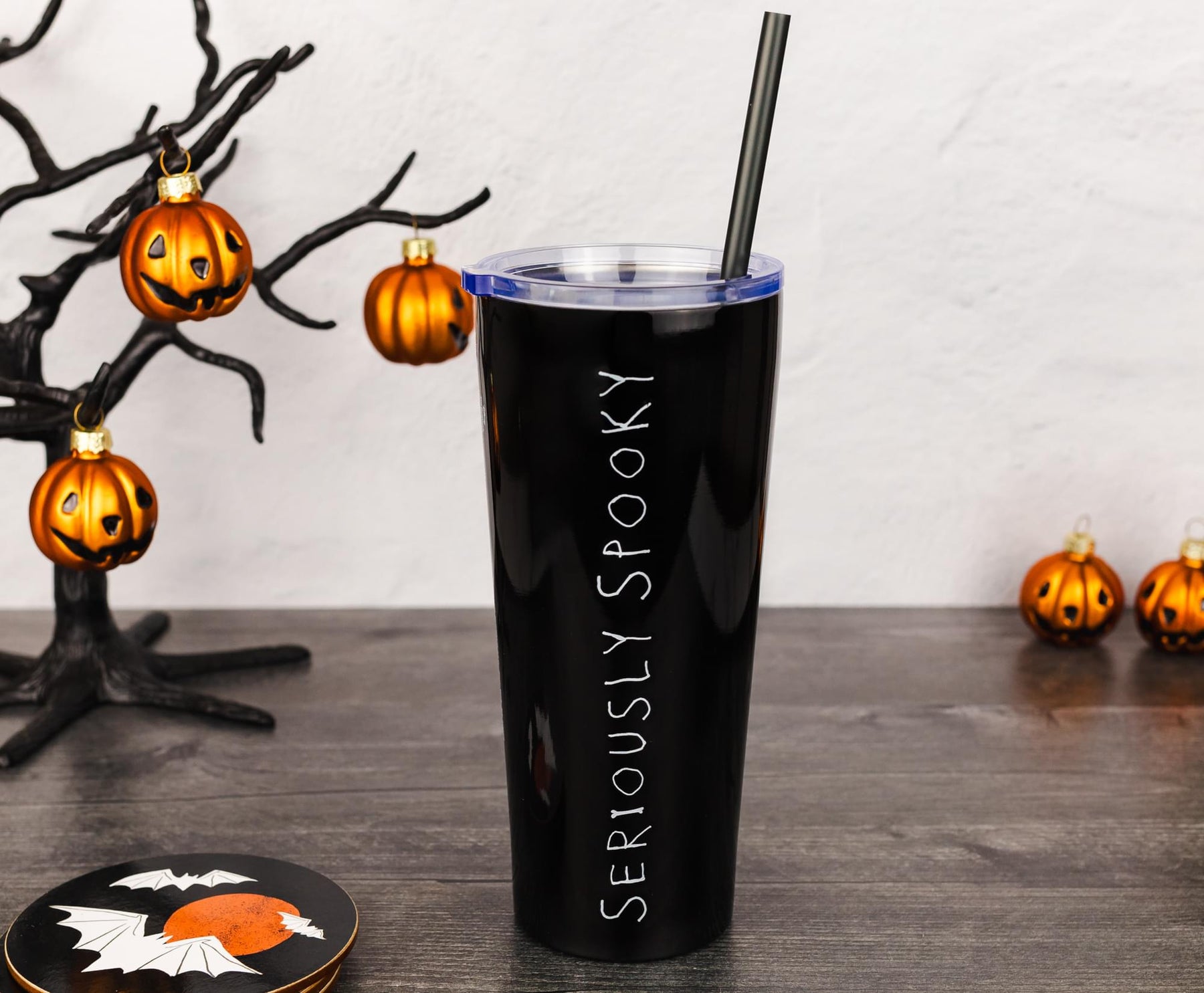 Nightmare Before Christmas "Seriously Spooky" 22-Ounce Stainless Steel Tumbler