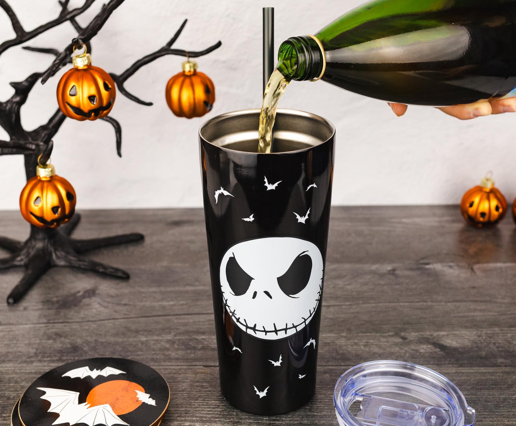 Nightmare Before Christmas "Seriously Spooky" 22-Ounce Stainless Steel Tumbler