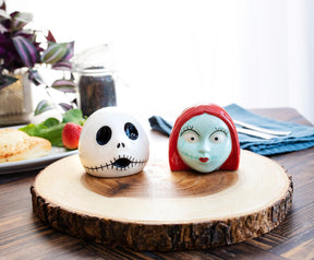 Disney The Nightmare Before Christmas Jack and Sally Salt and Pepper Shaker Set