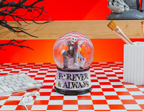 Disney The Nightmare Before Christmas "Forever & Always" Light-Up Snow Globe