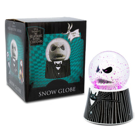 Disney The Nightmare Before Christmas Jack 3-Inch Mini Light-Up Snow Globe