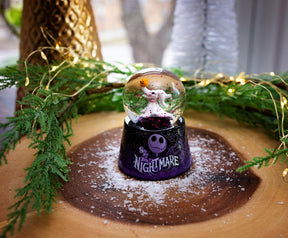 Disney The Nightmare Before Christmas Zero 3-Inch Mini Light-Up Snow Globe